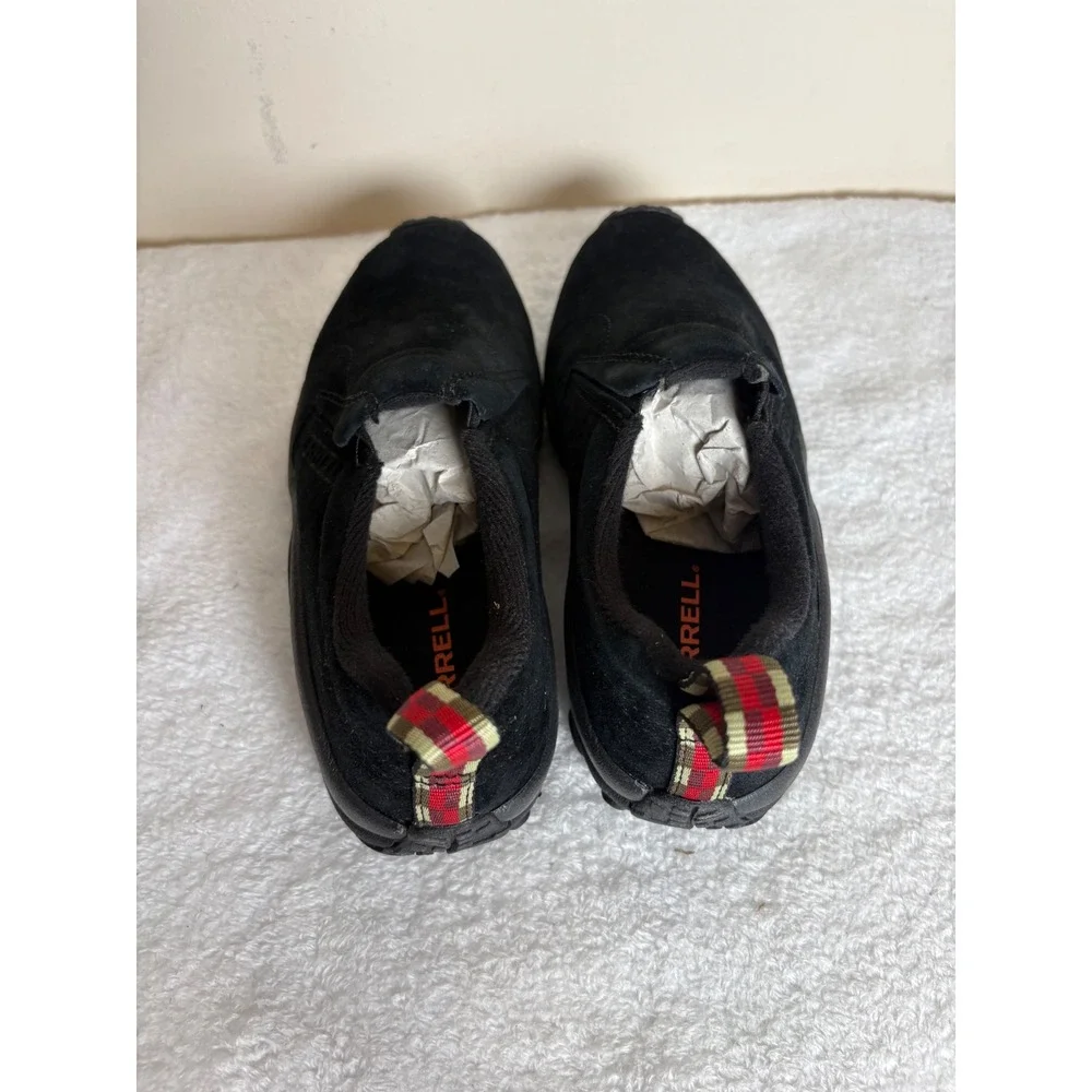 Merrell Jungle Moc Midnight Black Suede Slip On Shoes J60826 Womens 7